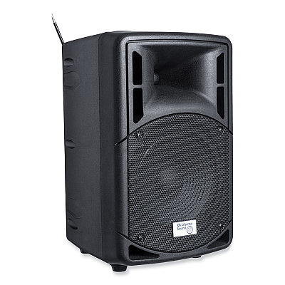 Oklahoma Sound Wireless PA System with Wireless Handheld Microphone, 40 W, Black (NPSPRA8000PRA85)