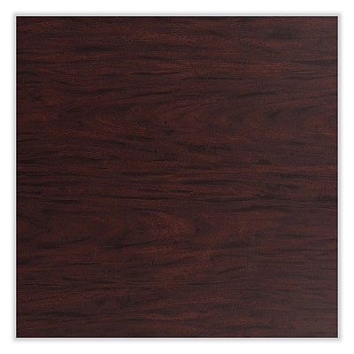 NPS Cafe Table, 36" Diameter x 36h, Round Top/Base, Mahogany Top, Black Base (NPSCT13636RC1MY)