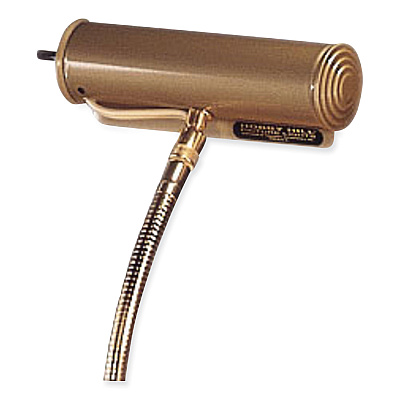 Oklahoma Sound Brass Reading Light, Gooseneck, 10" High, Gold (NPSBRL)