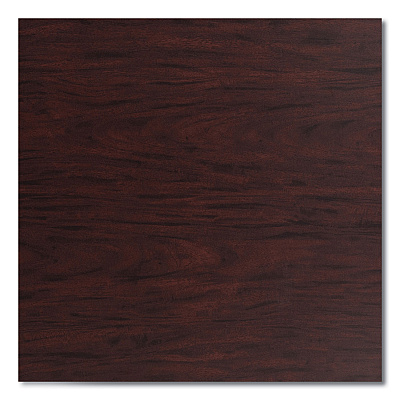 NPS Cafe Table, 36" Diameter x 30h, Round Top/X-Base, Mahogany Top, Gray Base (NPSCG13636XD1MY)