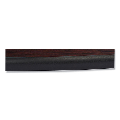 NPS Cafe Table, 36" Diameter x 36h, Round Top/Base, Mahogany Top, Gray Base (NPSCG13636RC1MY)