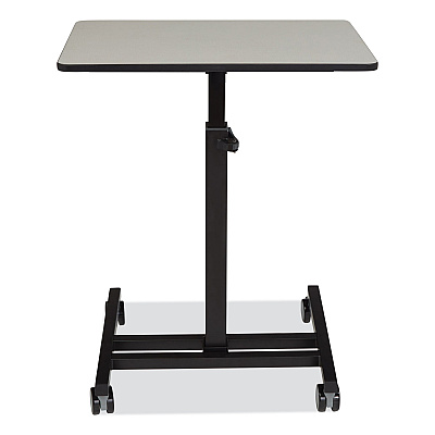 NPS Sit-Stand Student's Desk, 20.75" x 26" x 27.75" to 44.5", Gray Nebula (NPSEDTC)