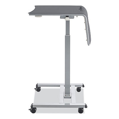NPS Sit-Stand Student Desk Pro, 23.5" x 19.5" x 28.5" to 41.75", Charcoal Gray (NPSSSDG20)