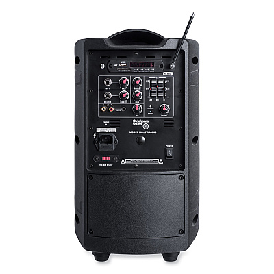 Oklahoma Sound Wireless PA System with Wireless Headset Microphone, 40 W, Black (NPSPRA8000PRA87)