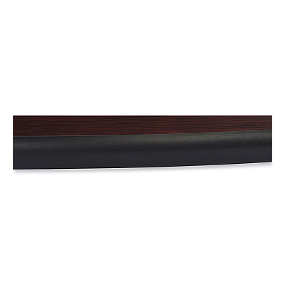 NPS Cafe Table, 36" Diameter x 36h, Round Top/Base, Mahogany Top, Black Base (NPSCT13636RC1MY)