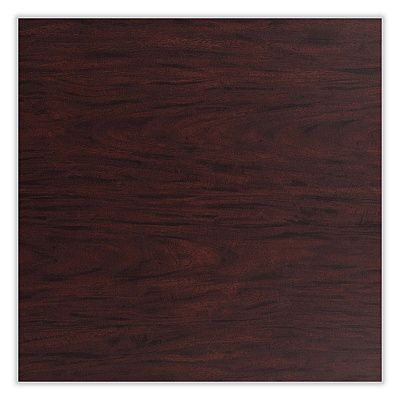 NPS Cafe Table, 36" Diameter x 42h, Round Top/Base, Mahogany Top, Black Base (NPSCT13636RB1MY)