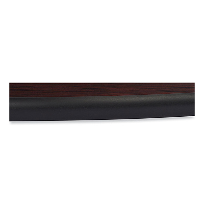NPS Cafe Table, 36" Diameter x 42h, Round Top/Base, Mahogany Top, Gray Base (NPSCG13636RB1MY)