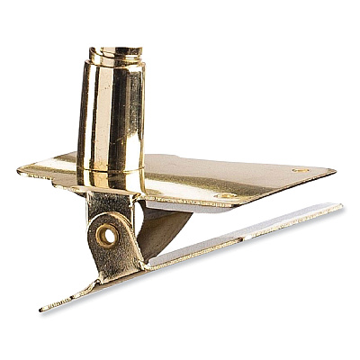 Oklahoma Sound Brass Reading Light, Gooseneck, 10" High, Gold (NPSBRL)