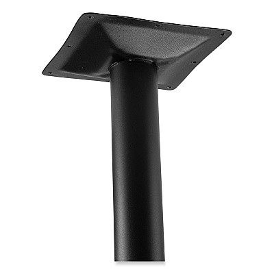 NPS Cafe Table, 36" Diameter x 30h, Round Top/Base, Mahogany Top, Black Base (NPSCT13636RD1MY)
