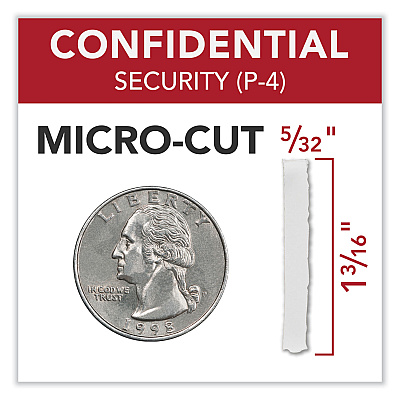 GBC Momentum X26-32 Micro-Cut P-4 Anti-Jam Shredder, 26 Manual Sheet Capacity (GBCWSM177005)