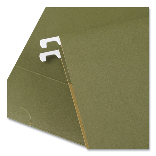 Universal Hanging File Folders, Legal Size, 1/5-Cut Tabs, Standard Green, 50/Carton (34111)