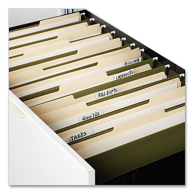 Universal Hanging File Folders, Legal Size, 1/5-Cut Tabs, Standard Green, 50/Carton (UNV34111)