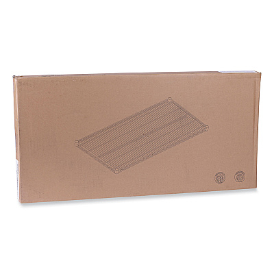 Alera Industrial Wire Shelving Extra Wire Shelves, 48w x 24d, Silver, 2 Shelves/Carton (ALESW584824SR)