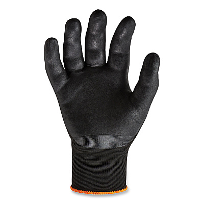 ergodyne ProFlex 7001-CASE Nitrile Coated Gloves, Black, 2X-Large, 144 Pairs/Carton (EGO17856)