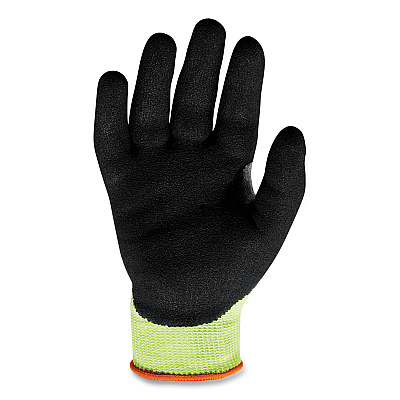 ergodyne ProFlex 7041-CASE ANSI A4 Nitrile Coated CR Gloves, Lime, Medium, 144 Pairs/Carton (EGO17823)