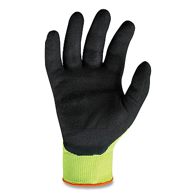 ergodyne ProFlex 7021-CASE Hi-Vis Nitrile Coated CR Gloves, Lime, 2X-Large, 144 Pairs/Carton (EGO17866)