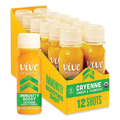 Vive Organic Immunity Boost Cayenne, 2 oz Bottle, 12/Carton (GRR34800002)