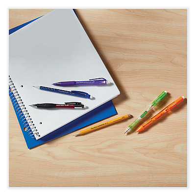 Paper Mate ComfortMate Ultra Pencil Starter Set, 0.7 mm, HB (#2), Black Lead, Assorted Barrel Colors, 2/Pack (PAP1738796)
