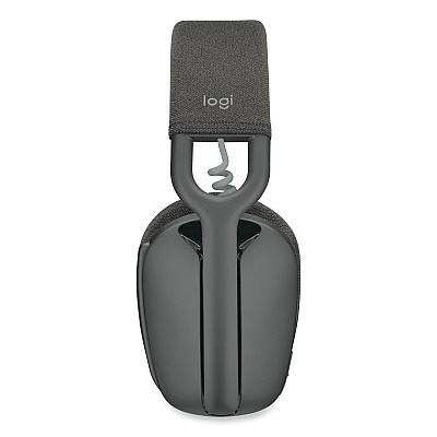 Logitech Zone Vibe Wireless Binaural Over The Head Headset, Graphite (LOG981001198)