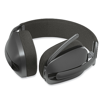 Logitech Zone Vibe Wireless Binaural Over The Head Headset, Graphite (LOG981001198)