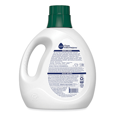Seventh Generation Natural Liquid Laundry Detergent, Fragrance Free, 135 oz Bottle, 4/Carton (SEV45065CT)