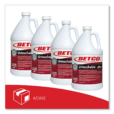 Betco Untouchable Floor Finish with SRT, 1 gal Bottle, 4/Carton (BET6060400)