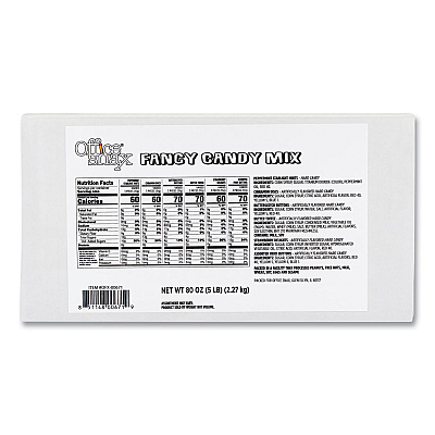 Office Snax Candy Assortments, Fancy Candy Mix, 5 lb Carton (OFX00671)