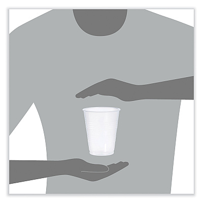 Dart Galaxy Translucent Cups, Squat, 16 to 18 oz, 1,000/Carton (DCCY16S)