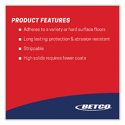Betco Sure Cure Urethane Fortified Sealer/Finish, 5 gal Bag-in-Box (BET609B500)