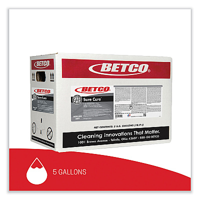 Betco Sure Cure Urethane Fortified Sealer/Finish, 5 gal Bag-in-Box (BET609B500)
