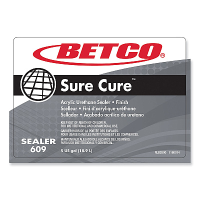 Betco Sure Cure Urethane Fortified Sealer/Finish, 5 gal Bag-in-Box (BET609B500)