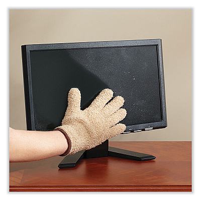 Master Caster CleanGreen Microfiber Dusting Gloves, 5" x 10, Pair (MAS18040)