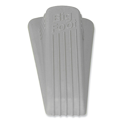 Master Caster Big Foot Doorstop, No Slip Rubber Wedge, 2.25w x 4.75d x 1.25h, Beige, 2/Pack (MAS00975)