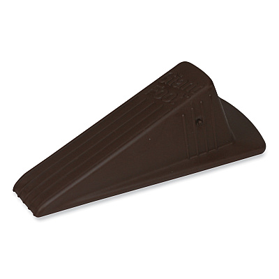 Master Caster Giant Foot Doorstop, TPR, 3.5w x 6.75d x 2h, Brown, 12/Box (MAS00987)