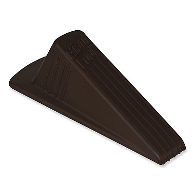 Master Caster Giant Foot Doorstop, TPR, 3.5w x 6.75d x 2h, Brown, 12/Box (MAS00987)