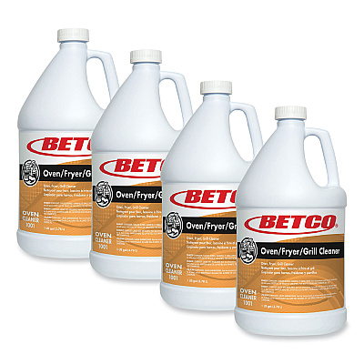 Betco Oven Fryer Grill Cleaner, Characteristic Scent, 1 gal Bottle, 4/Carton (BET10010400)