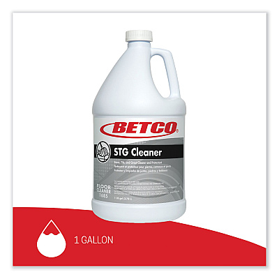 Betco Stone, Tile, Grout Cleaner and Protectant, Pleasant Scent, 1 gal Bottle, 4/Carton (BET16850400)