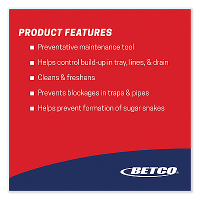 Betco FOG Puck Small Drain Treatment Neem, 8 oz, 400/Carton (BETZ321C1200)