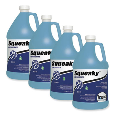 Betco Squeaky Concentrate Floor Cleaner, Characteristic Scent, 1 gal Bottle, 4/Carton (BETB06950412)