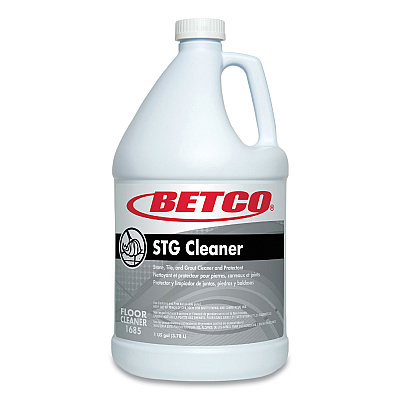 Betco Stone, Tile, Grout Cleaner and Protectant, Pleasant Scent, 1 gal Bottle, 4/Carton (BET16850400)