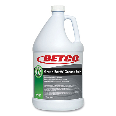 Betco BioActive Solutions Grease Solv, Orange Scent, 1 gal Bottle, 4/Carton (BET26010400)