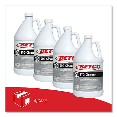 Betco Stone, Tile, Grout Cleaner and Protectant, Pleasant Scent, 1 gal Bottle, 4/Carton (BET16850400)