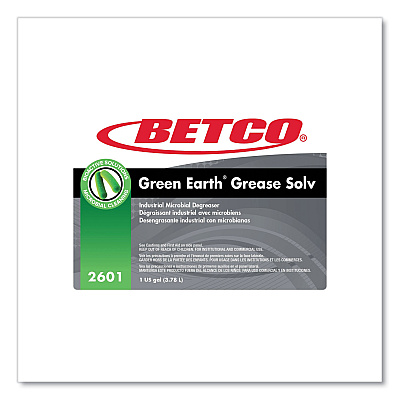 Betco BioActive Solutions Grease Solv, Orange Scent, 1 gal Bottle, 4/Carton (BET26010400)