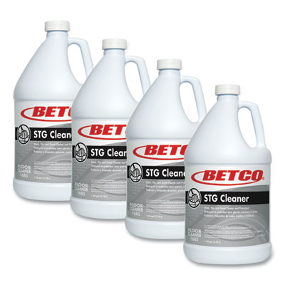 Betco Stone, Tile, Grout Cleaner and Protectant, Pleasant Scent, 1 gal Bottle, 4/Carton (BET16850400)