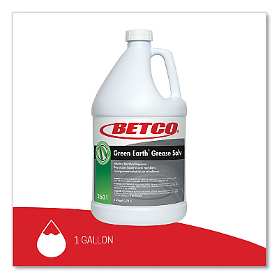 Betco BioActive Solutions Grease Solv, Orange Scent, 1 gal Bottle, 4/Carton (BET26010400)