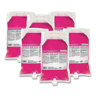 Betco Pink Foaming Skin Cleanser Refill, Fresh Scent, 1,000 mL, 6/Carton (BET7502900)