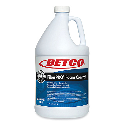 Betco FiberPro Foam Control Liquid Defoamer, 1 gal Bottle, 4/Carton (BET4030400)