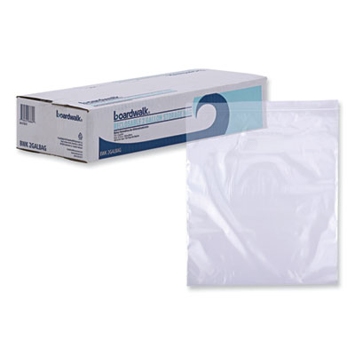 Boardwalk Reclosable Food Storage Bags, 2 Gallon, 13" x 15", Clear, 100/Box (BWK2GALBAG)