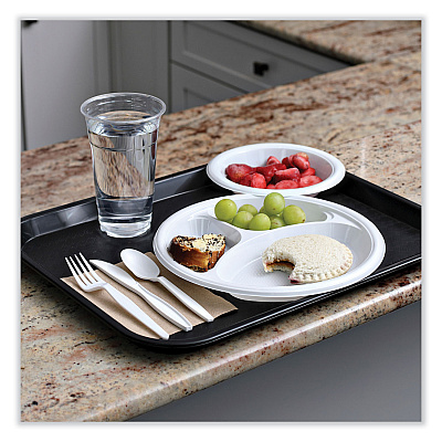 Boardwalk Heavyweight Polystyrene Cutlery, Fork, White, 1000/Carton (BWKFORKHW)