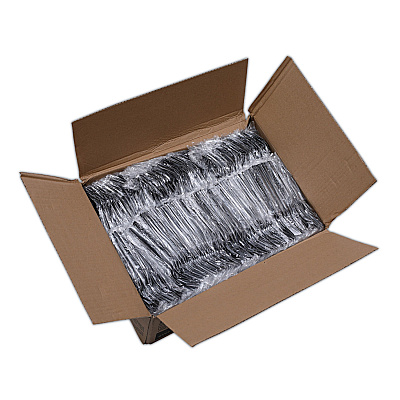 Boardwalk Heavyweight Wrapped Polystyrene Cutlery, Fork, Black, 1,000/Carton (BWKFORKHWPSBIW)